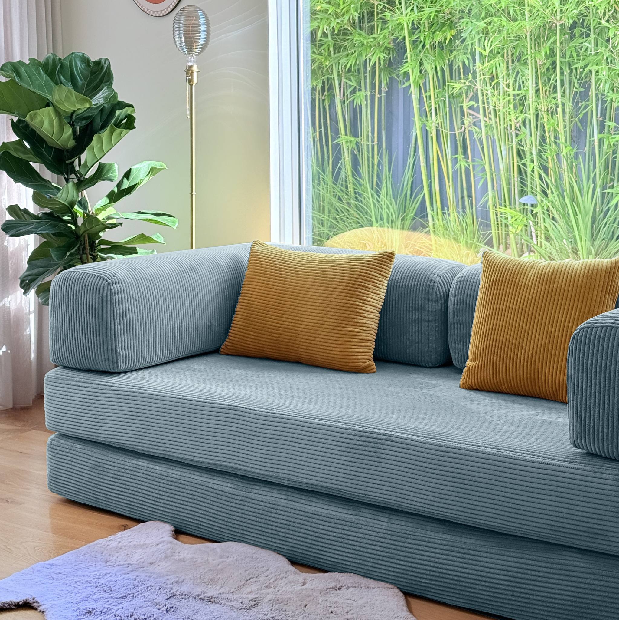Nova Sofa Bed-Ocean